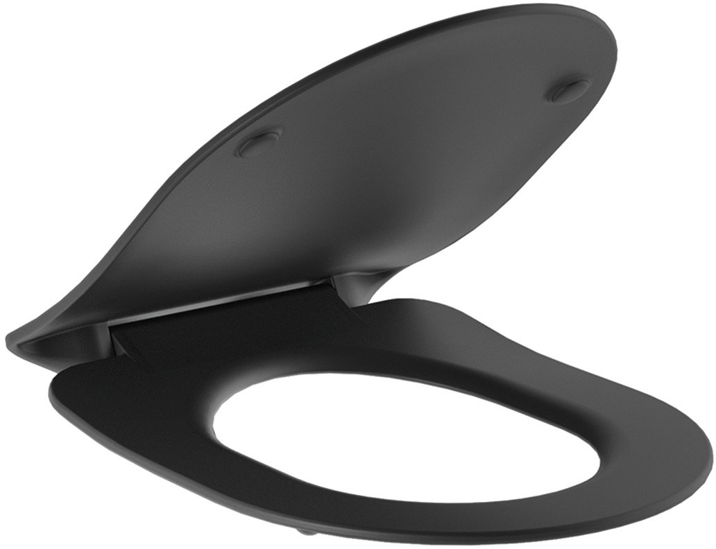 Kludi Resa R wc ülőke lecsapodás-gátlós fekete 23WCS39