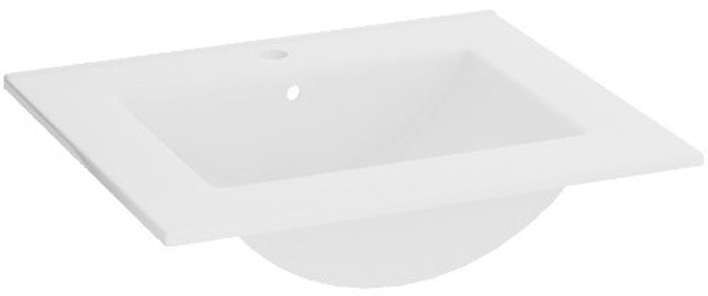 LaVita Mimir mosdótál 61x46.5 cm négyszögletes beépíthető fehér 5900378339915