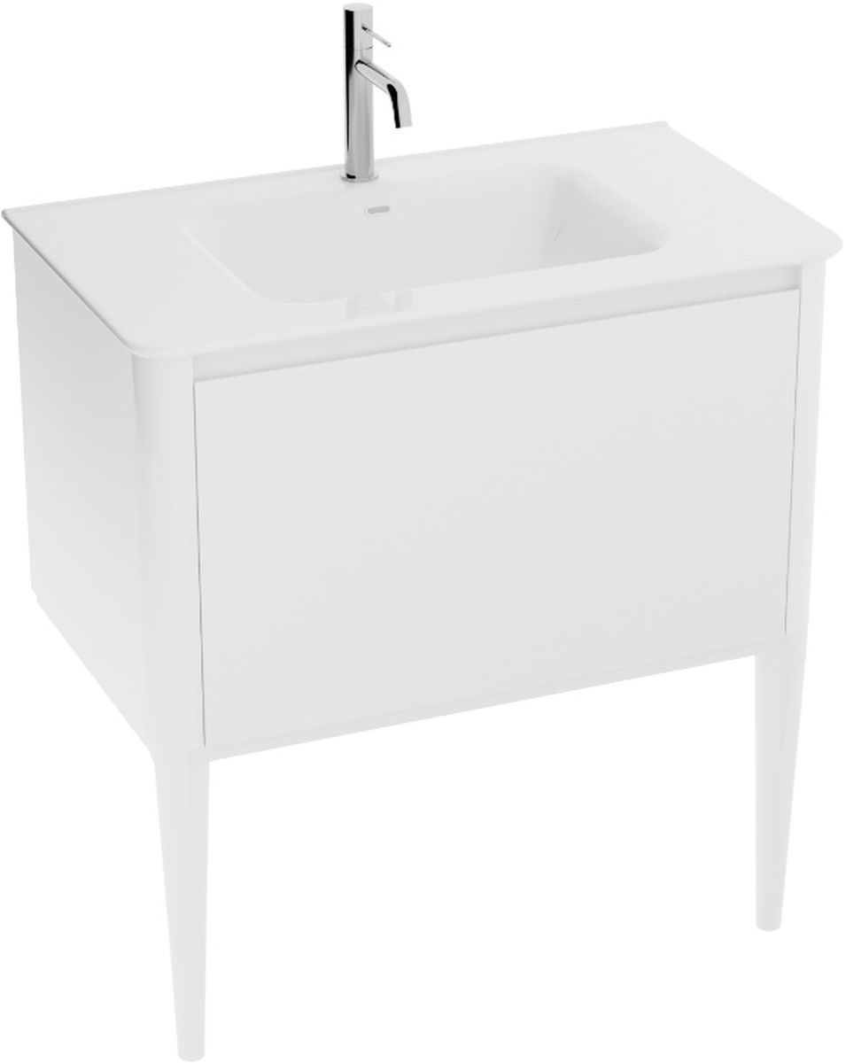 LaVita Mesa mosdó szekrénnyel 80 cm fehér 5900378333623