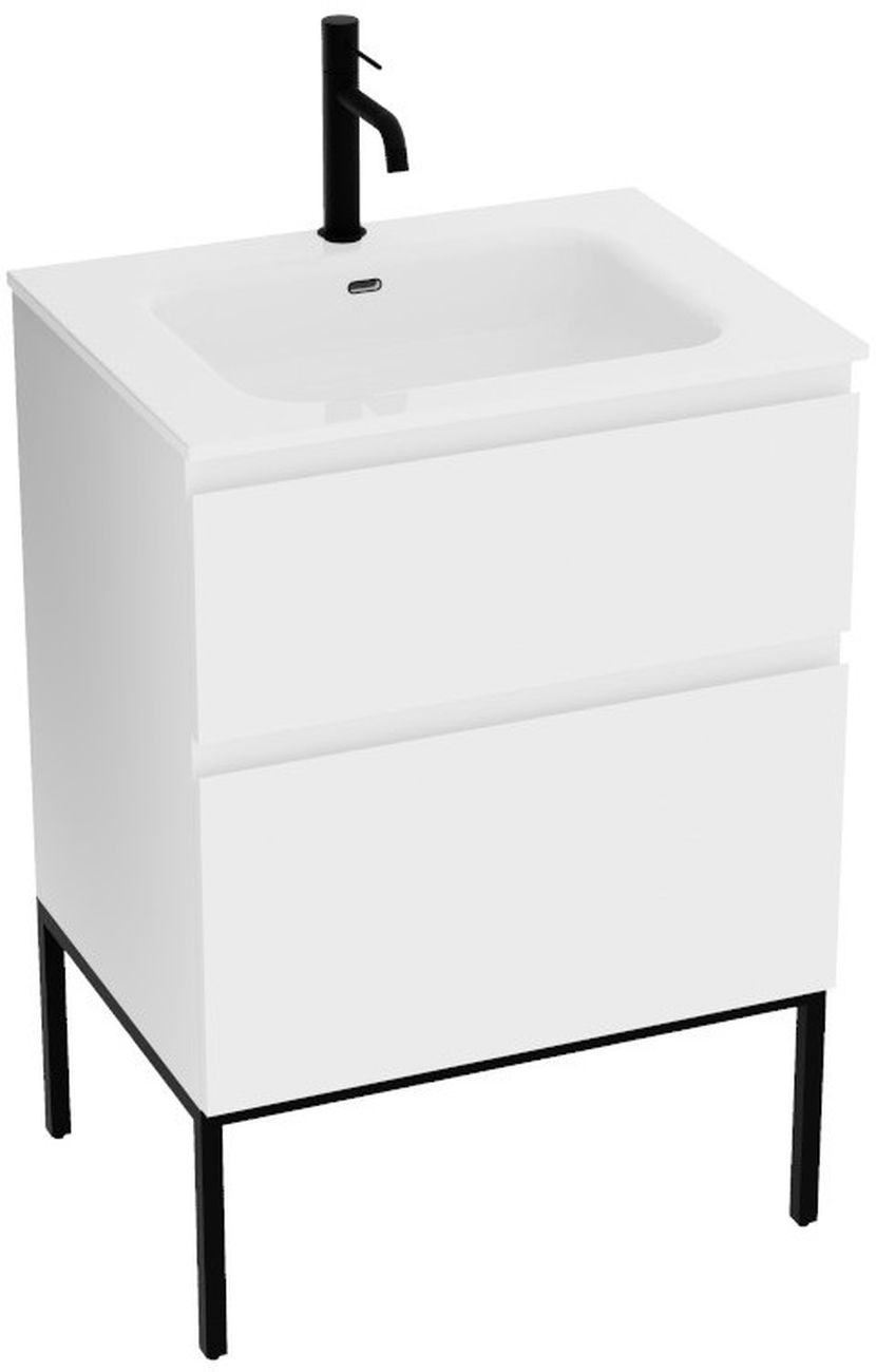 LaVita Topeka mosdó szekrénnyel 60 cm fehér 5900378345534