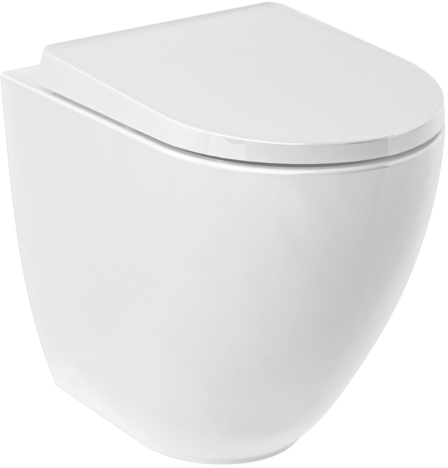 Kludi Resa D wc csésze álló perem nélkül mély öblítéssel fehér fényes 24WCB0443