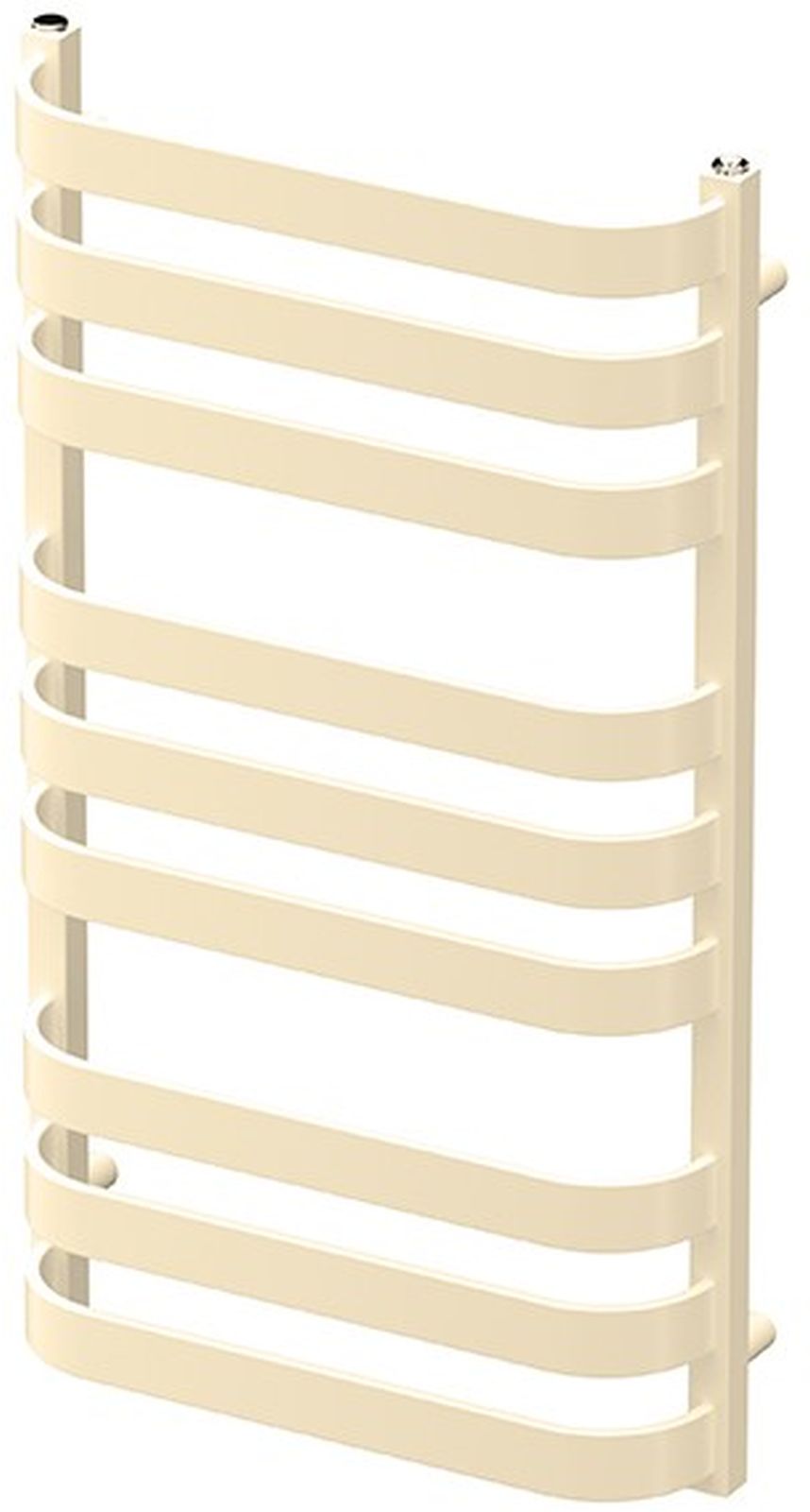 LaVita Scala fürdőszoba radiátor íves 93x53 cm bézs/barna 5904194693213