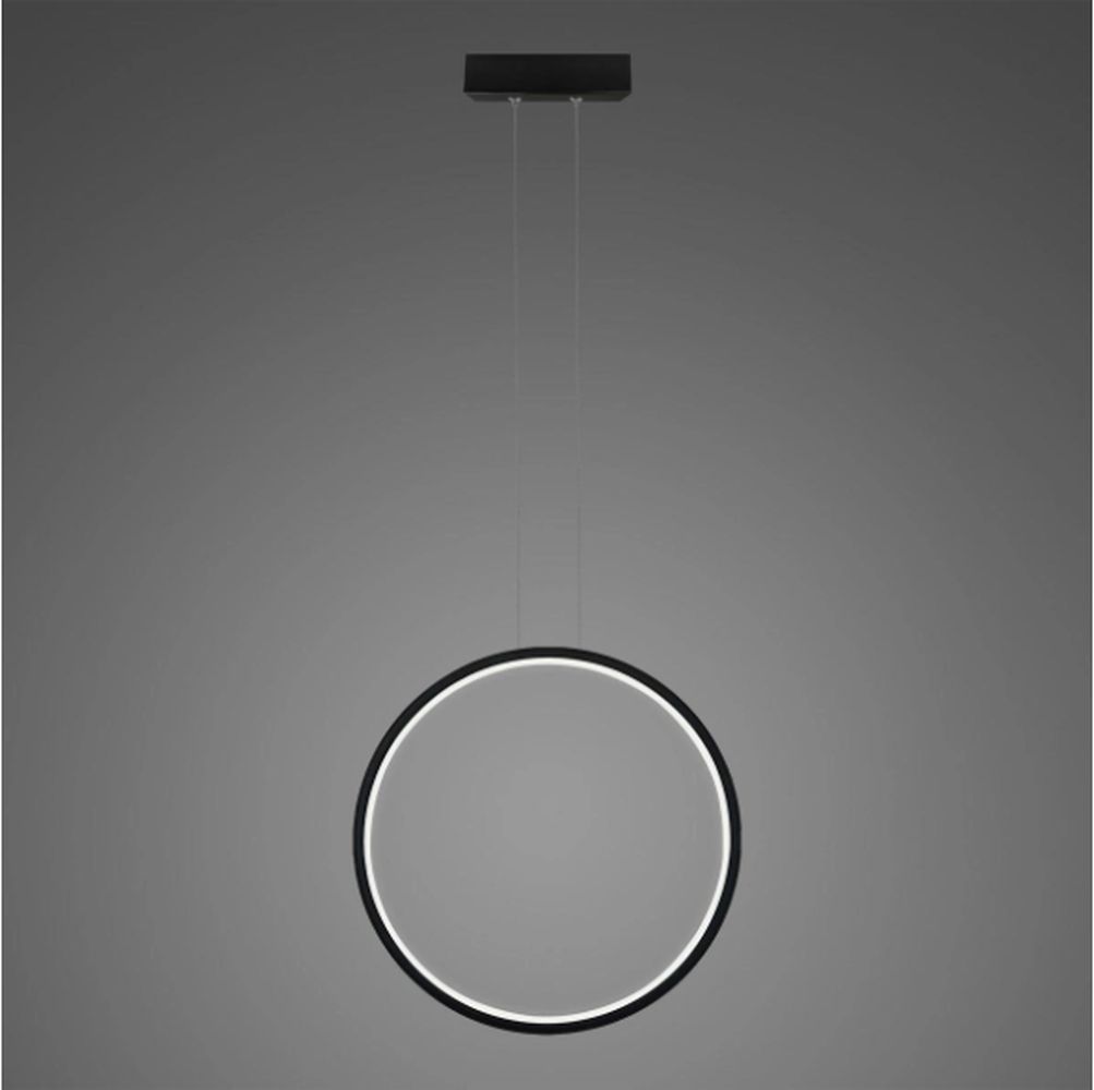 Altavola Design Ledowe Okręgi függőlámpa 1x22 W fekete LA073/X_40_in_3k_black_22W