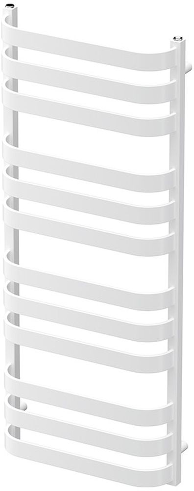 LaVita Scala fürdőszoba radiátor íves 126.5x53 cm fehér 5904194693237