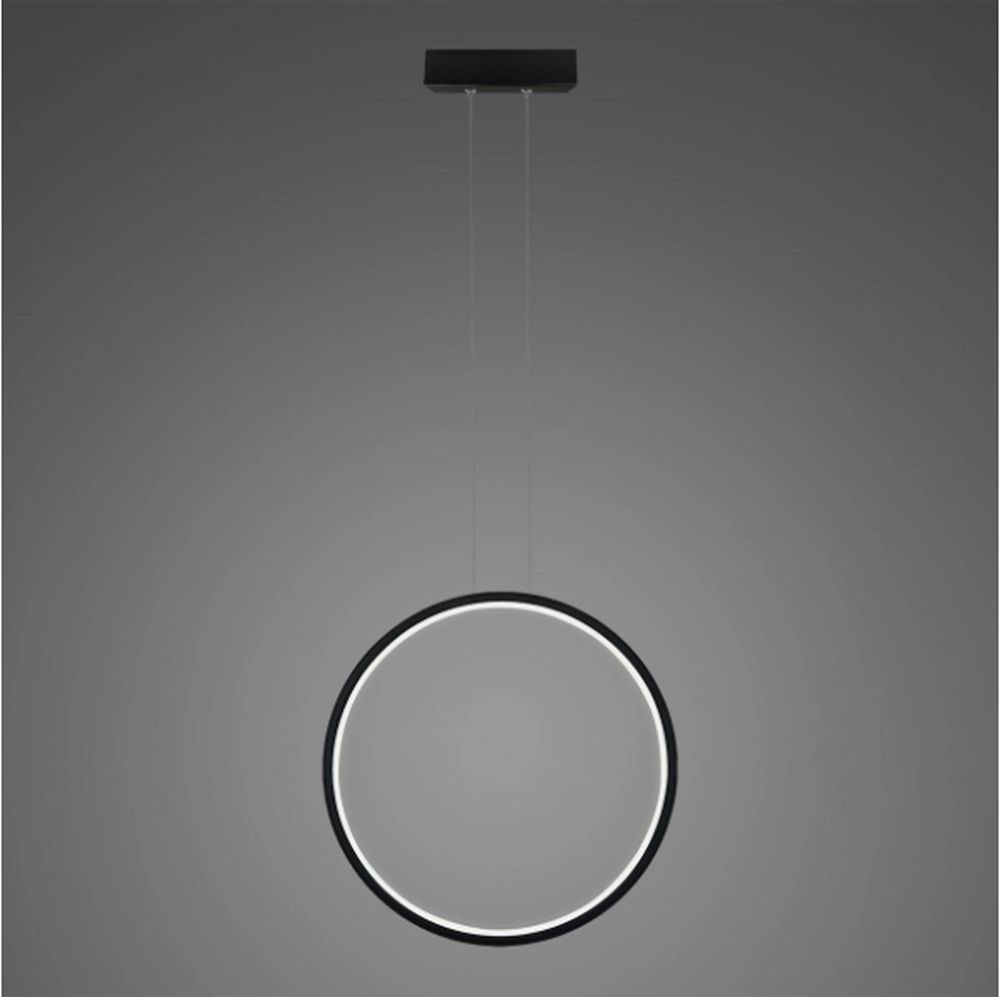 Altavola Design Ledowe Okręgi függőlámpa 1x22 W fekete LA073/X_40_in_4k_black_22W