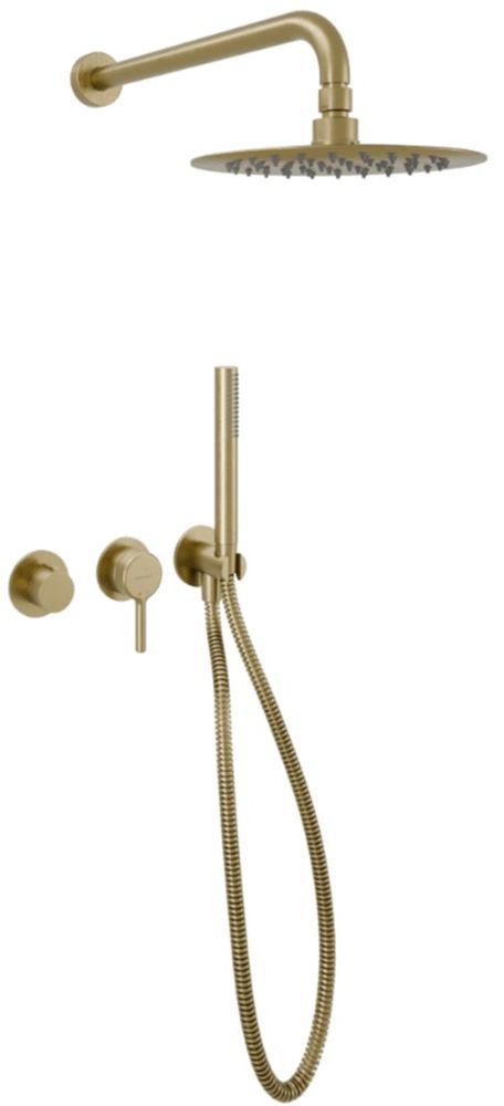 Készlet kád és zuhany csaptelep Excellent Pi AREX.1240GB, tömlőcsatlakozás fogantyúval Excellent Pi AREX.1241GB, AREX.3025GB, AREX.SH.023GB