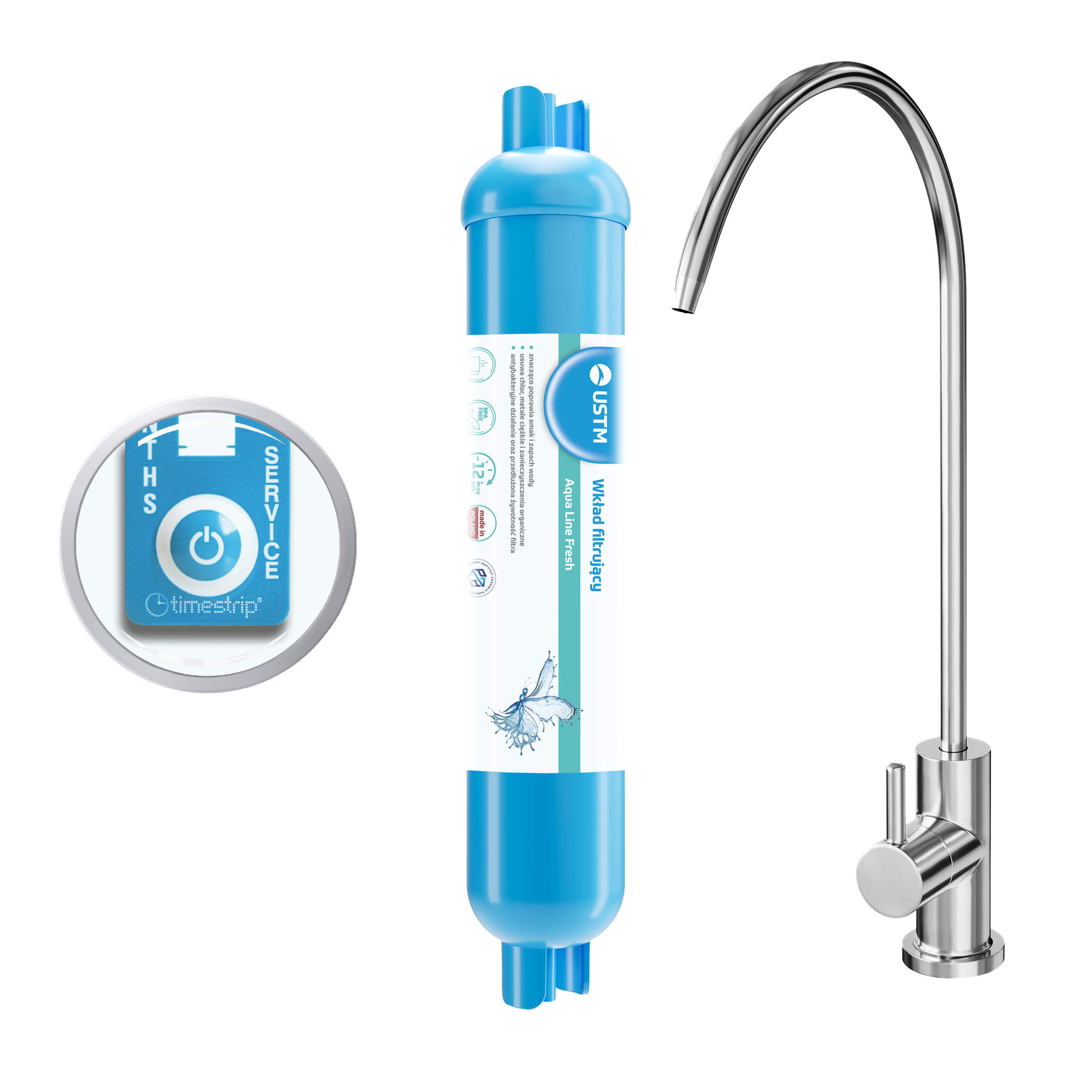 USTM Aqua Line mosogató alatti szűrő AQUALINEFRESHNEWSTYLE