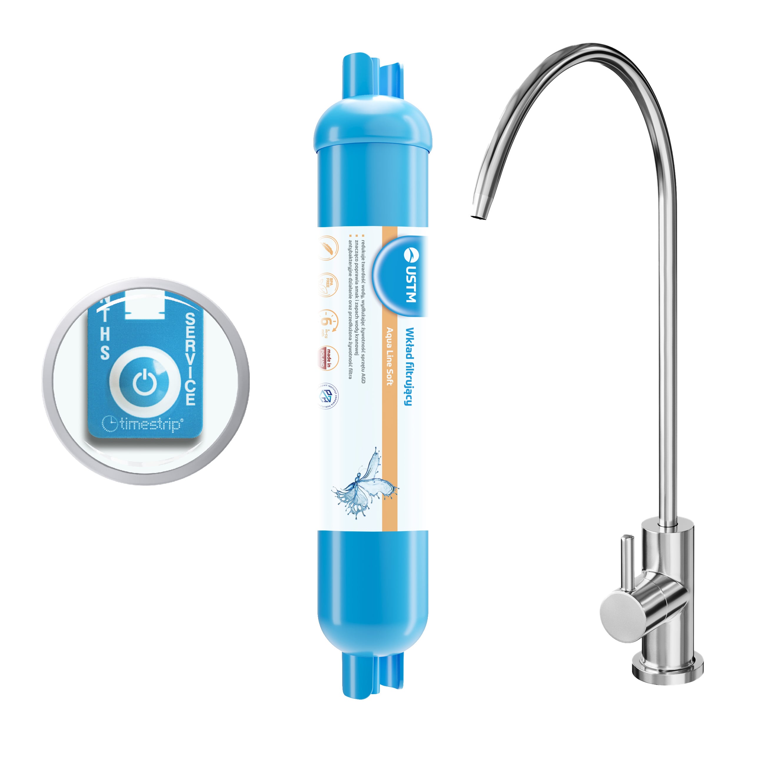 USTM Aqua Line mosogató alatti szűrő AQUALINESOFTNEWSTYLE