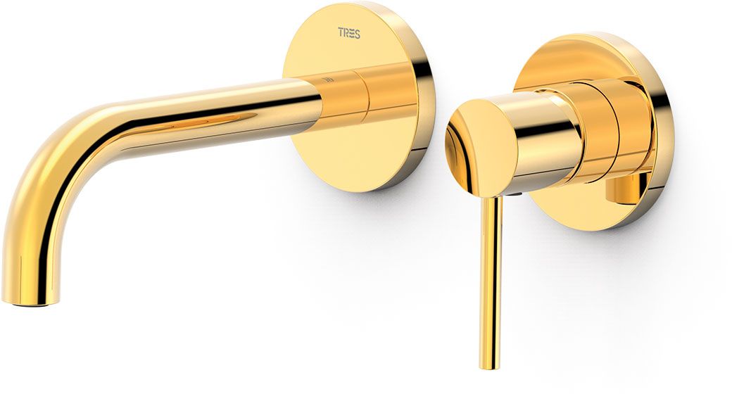 Tres Exclusive mosdócsaptelep süllyesztett arany 26230021OR