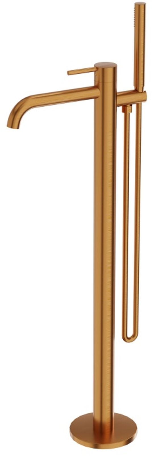 LaVita Orion kád és zuhany csaptelep térben álló réz 5900378357308