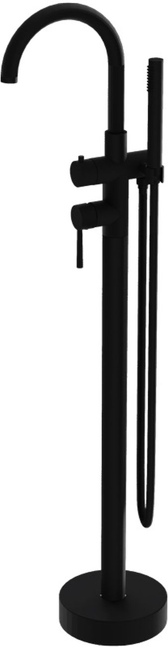 LaVita Orion kád és zuhany csaptelep térben álló fekete 5900378357193