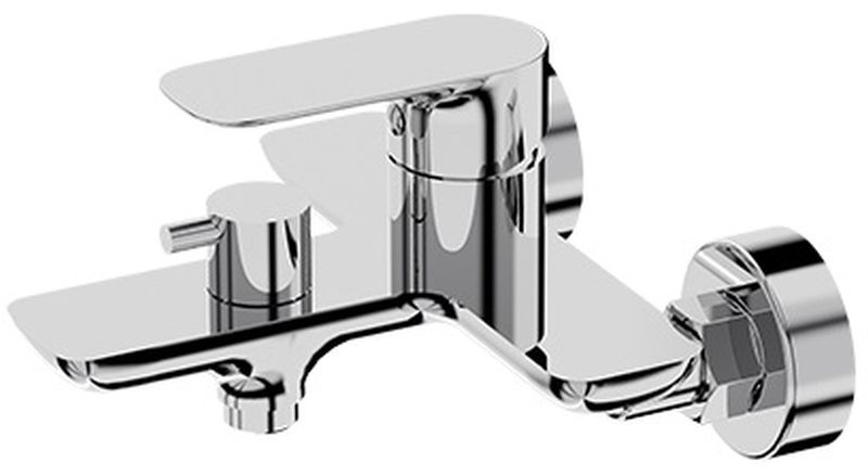 LaVita Spark kád és zuhany csaptelep fali króm 5900378341727