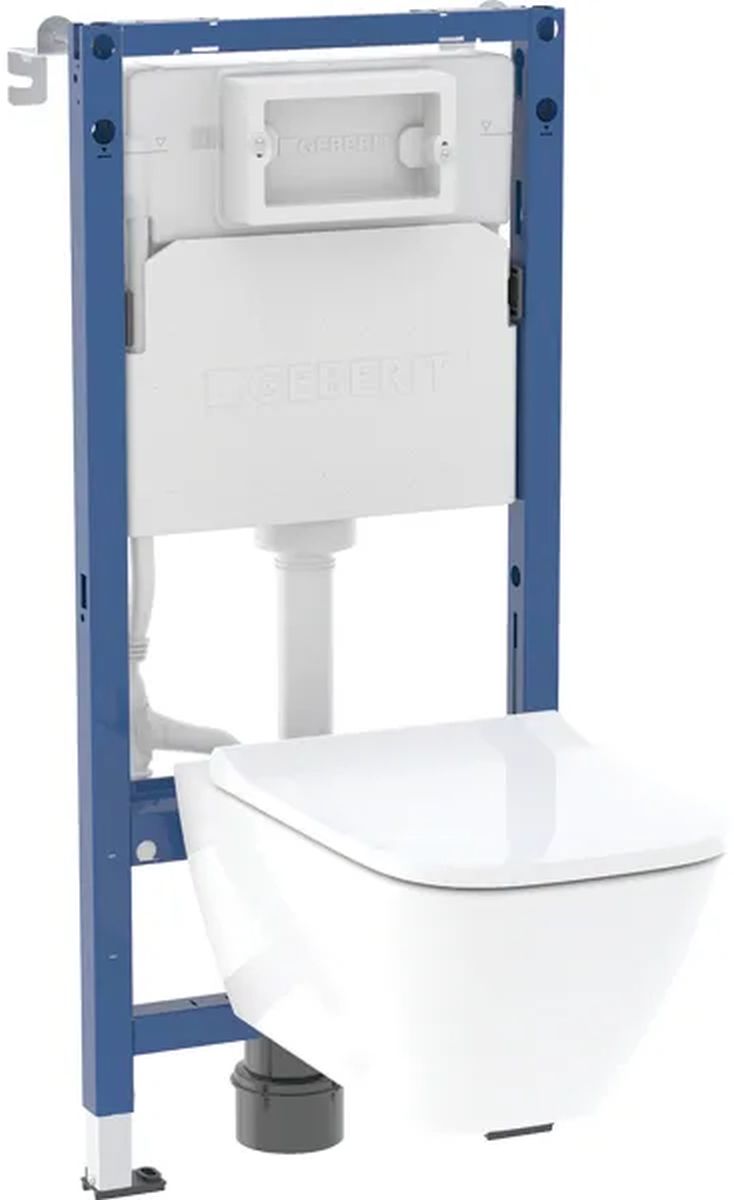 Geberit Duofix Basic wc csésze készlet deszkával és kerettel 118.346.00.3