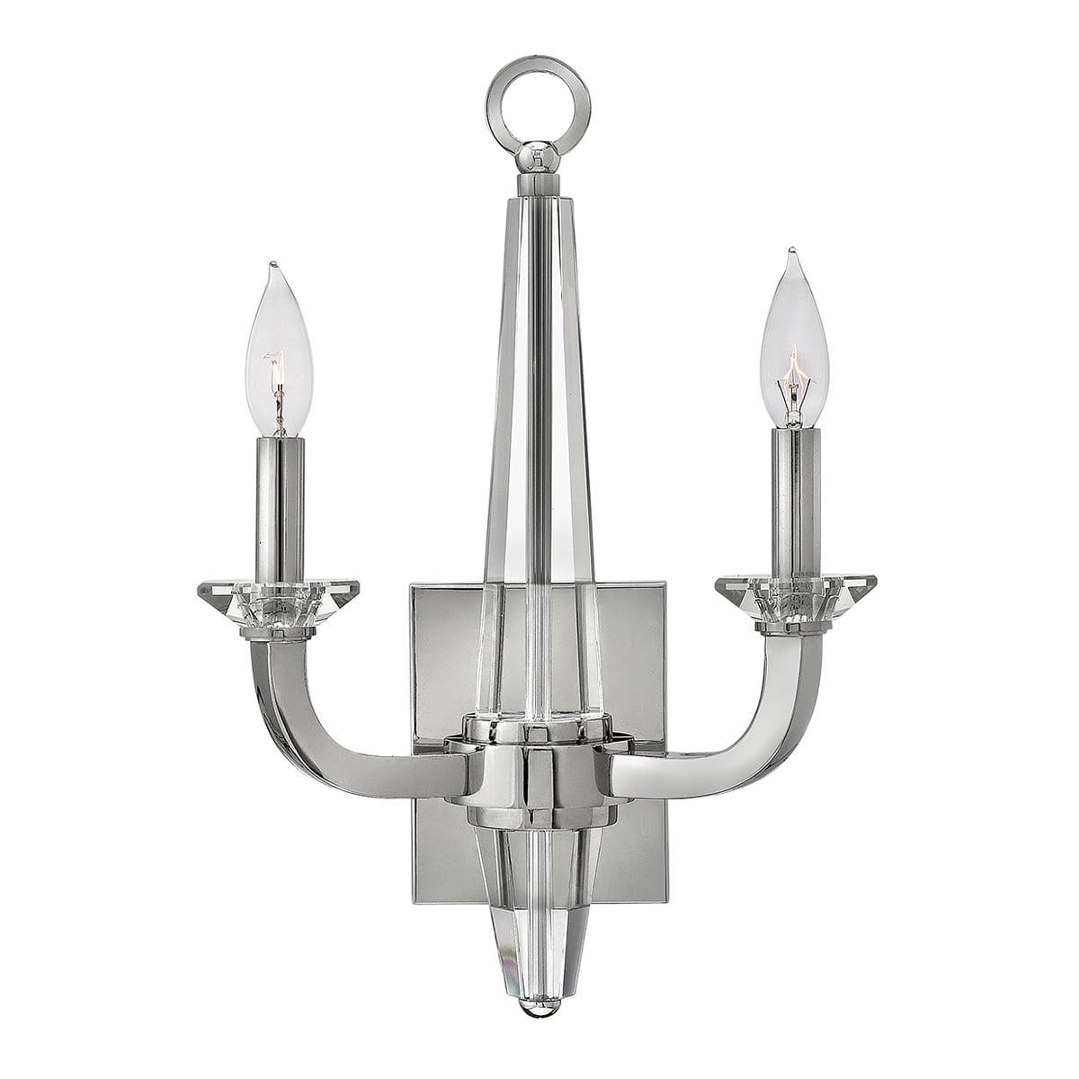Quintiesse Ascher oldalfali lámpa 2x60 W nikkel QN-ASCHER2