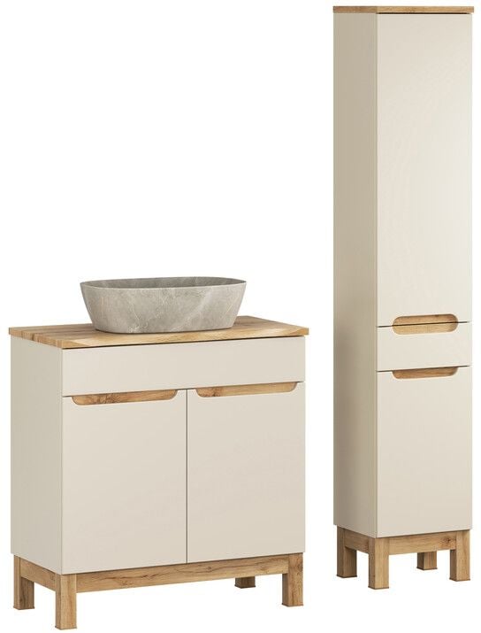 Készlet szekrény Comad Bali Cashmere BALI CASHMERE 80-35-2D1S, szekrény Comad Bali Cashmere BALI CASHMERE 82-80-46-2D, UN-ANNA-MY1, NATURE WOTAN 89-80-46 M