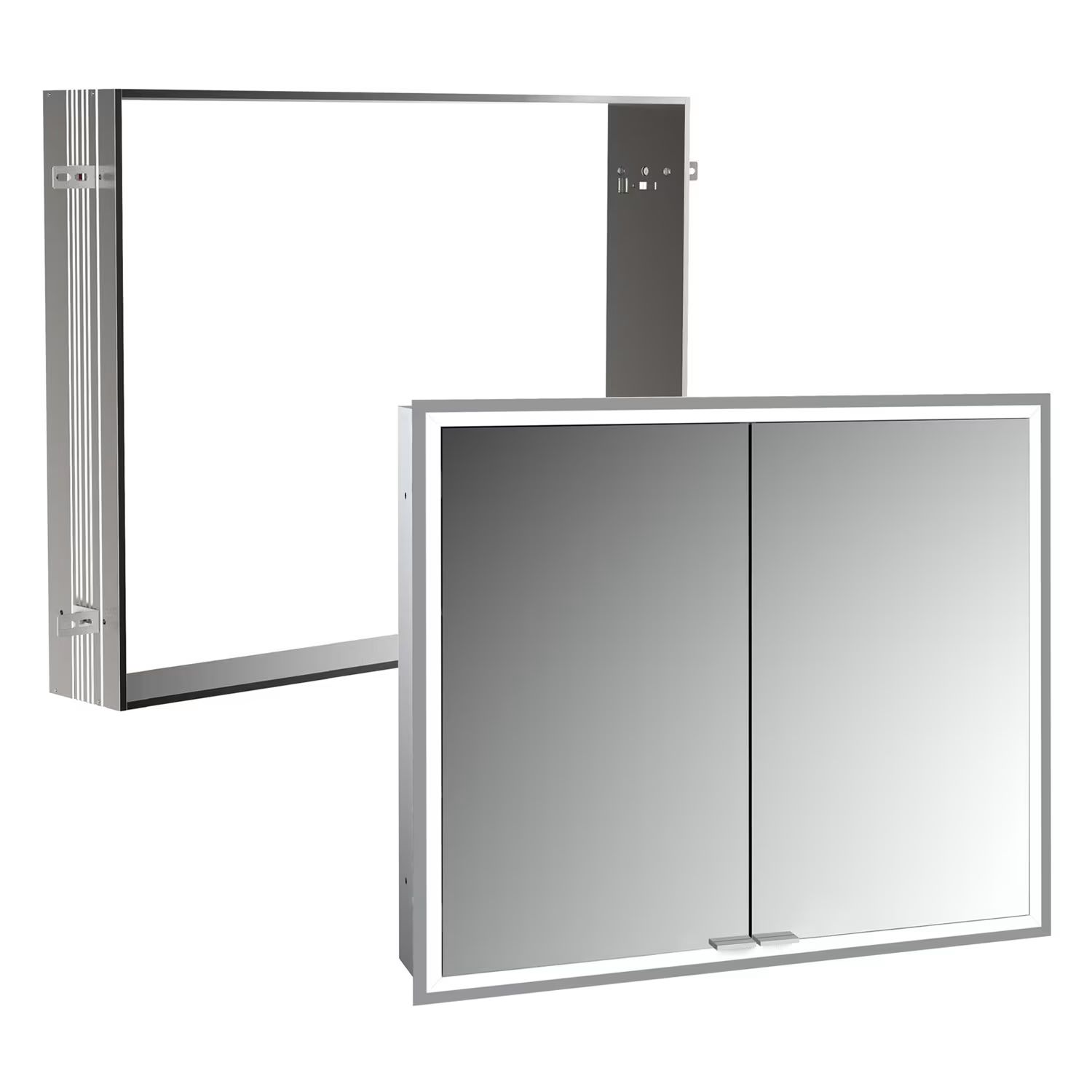 Készlet szekrény Kronenbach Cube 2.0 KB100205CR, keret rejtett tükör rögzítéséhez Kronenbach Cube 2.0 NU1000030NU