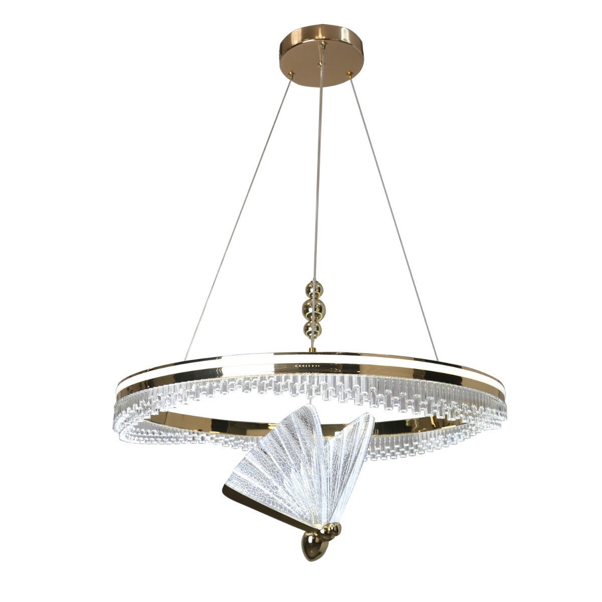 Light Prestige Marissa függőlámpa 2x33 W arany LP-2515/1P Cristal GD