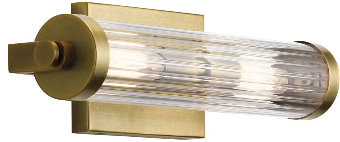 Quintiesse Azores oldalfali lámpa 2x40 W sárgaréz QN-AZORES2-NBR