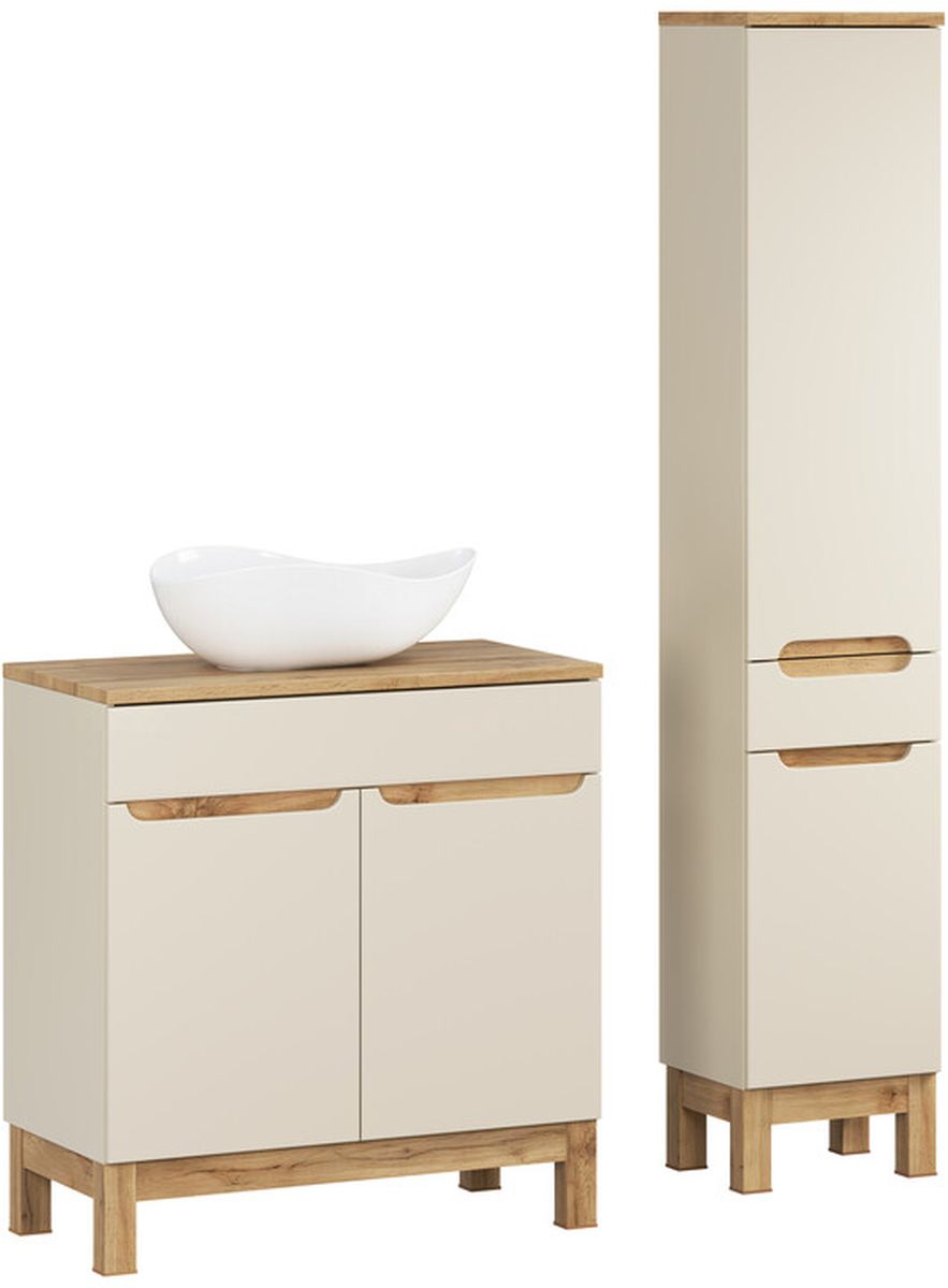 Készlet szekrény Comad Bali Cashmere BALI CASHMERE 80-35-2D1S, szekrény Comad Bali Cashmere BALI CASHMERE 82-80-46-2D, CLOUD FREE WHITE ( E-6588 ), BLAT UN. 89-80-B WOTAN