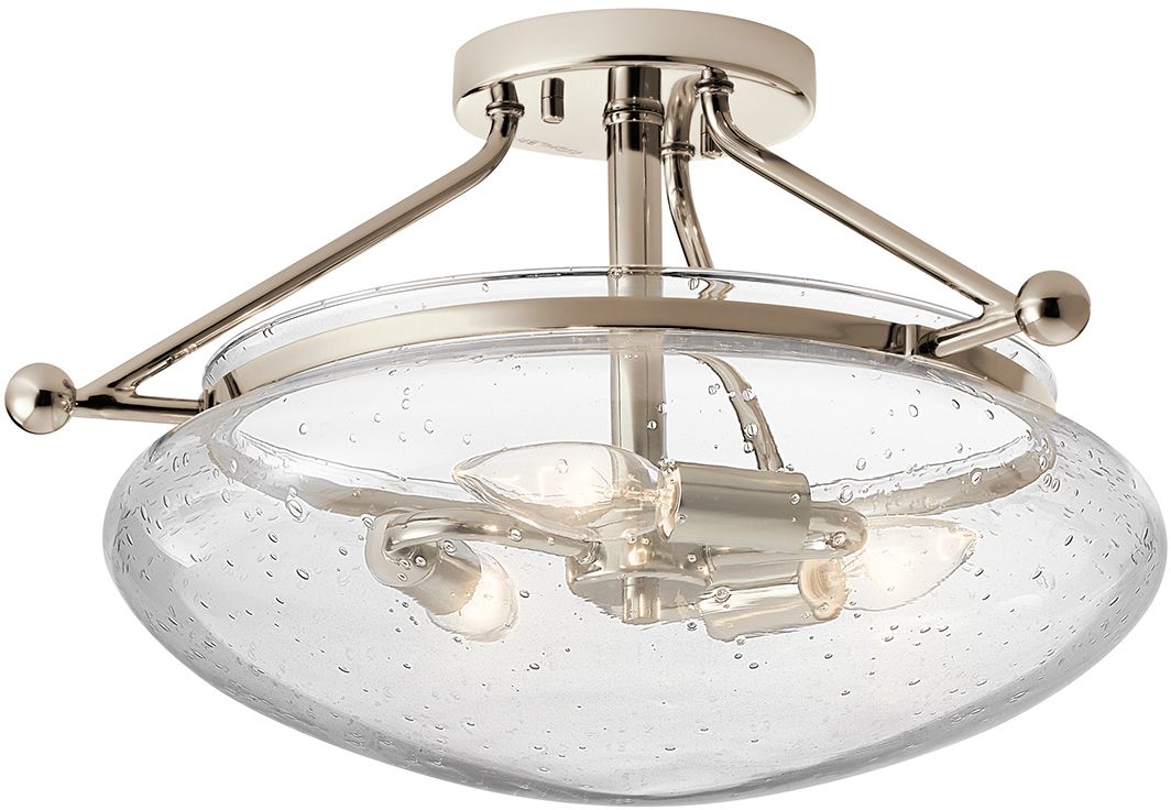 Quintiesse Belle mennyezeti lámpa 3x40 W nikkel QN-BELLE-SF-PN
