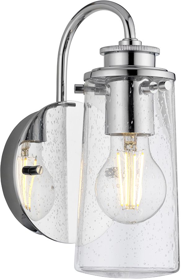 Quintiesse Braelyn oldalfali lámpa 1x40 W króm-átlátszó QN-BRAELYN1-PC