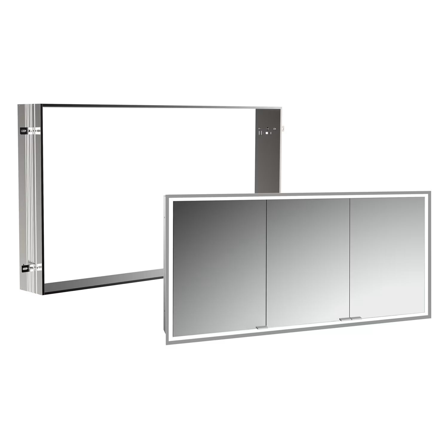 Készlet szekrény Kronenbach Cube 2.0 KB100213CR, keret rejtett tükör rögzítéséhez Kronenbach Cube 2.0 NU1000034NU