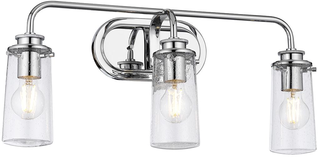 Quintiesse Braelyn oldalfali lámpa 3x40 W króm-átlátszó QN-BRAELYN3-PC