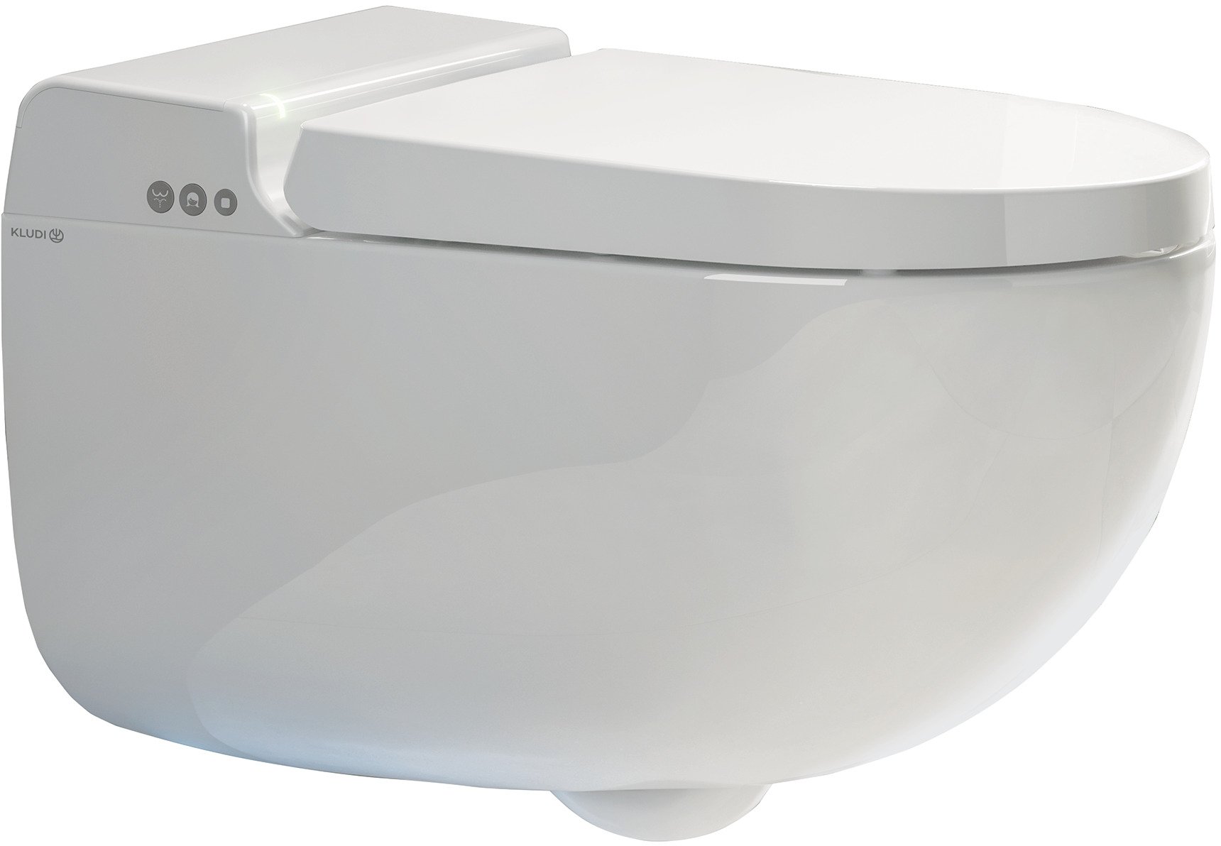 Kludi Cleantronic bidéfunkciós wc függő perem nélkül mély öblítéssel fehér 16WCW0143