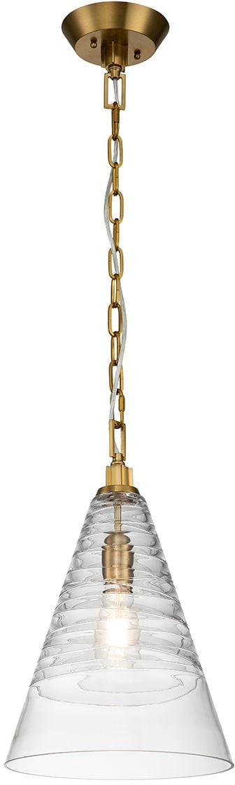 Quintiesse Elmore függőlámpa 1x60 W sárgaréz QN-ELMORE-P-BBS
