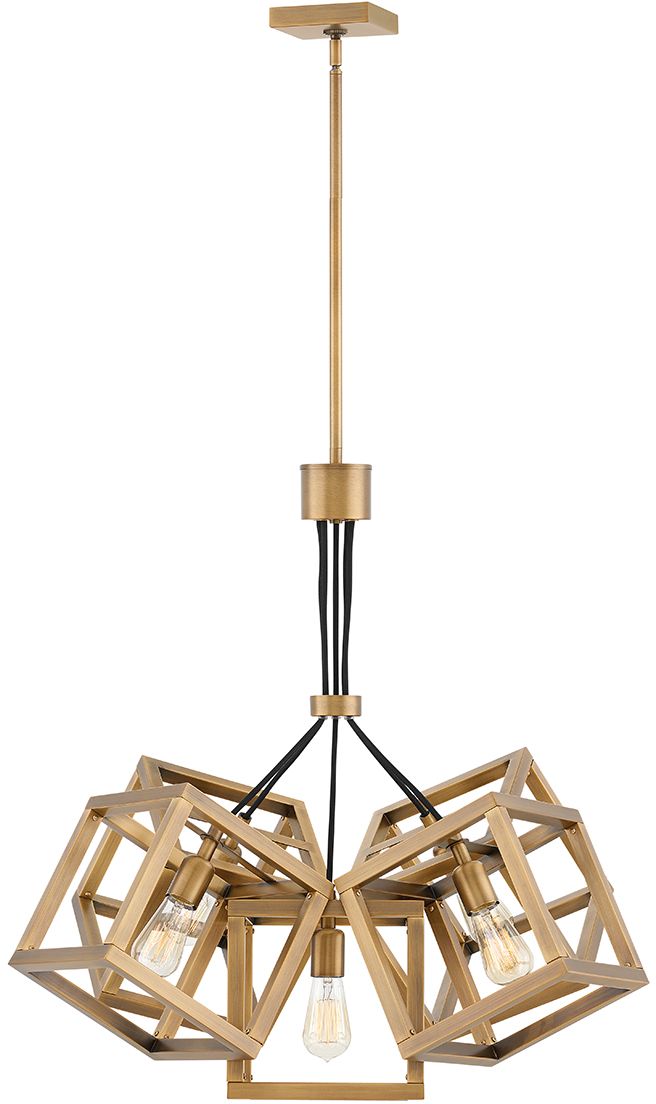 Quintiesse Ensemble függőlámpa 5x60 W barna QN-ENSEMBLE5P-BB