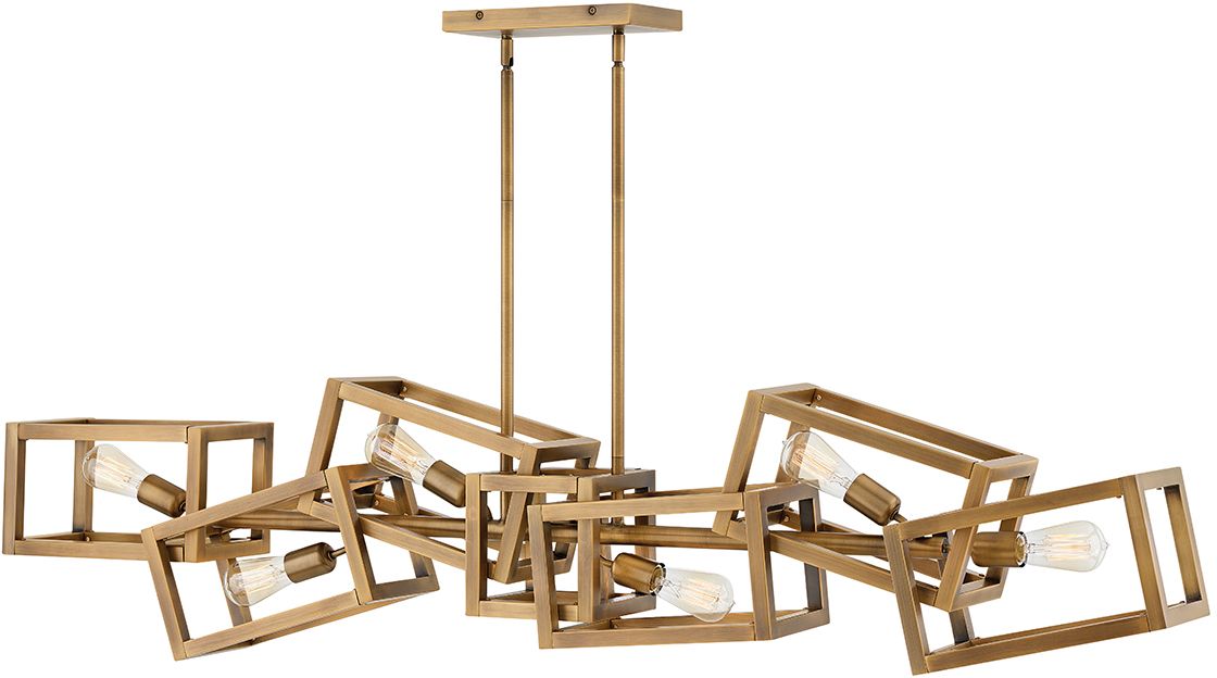 Quintiesse Ensemble függőlámpa 6x60 W barna QN-ENSEMBLE6-BB
