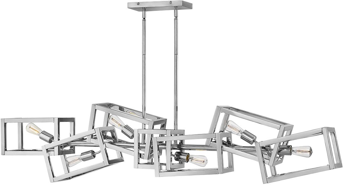 Quintiesse Ensemble függőlámpa 6x60 W nikkel QN-ENSEMBLE6-PN