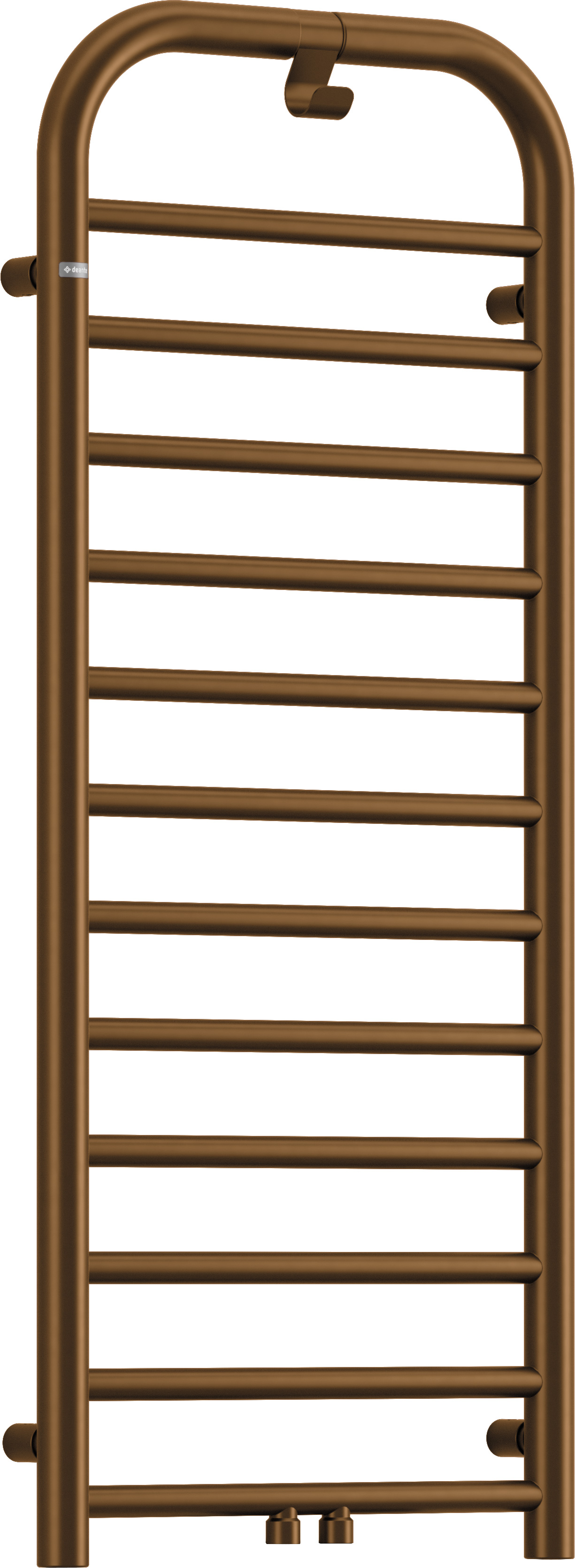 Deante Silia fürdőszoba radiátor íves 121x50 cm bézs/barna AGI_CG41