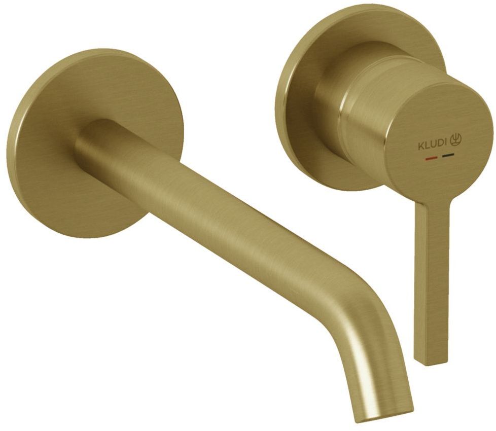 Kludi Nova Fonte Pura mosdócsaptelep süllyesztett arany 20245N015