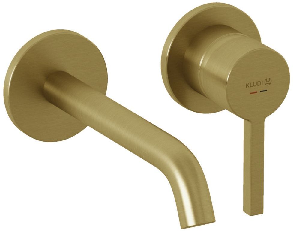 Kludi Nova Fonte Pura mosdócsaptelep süllyesztett arany 20244N015