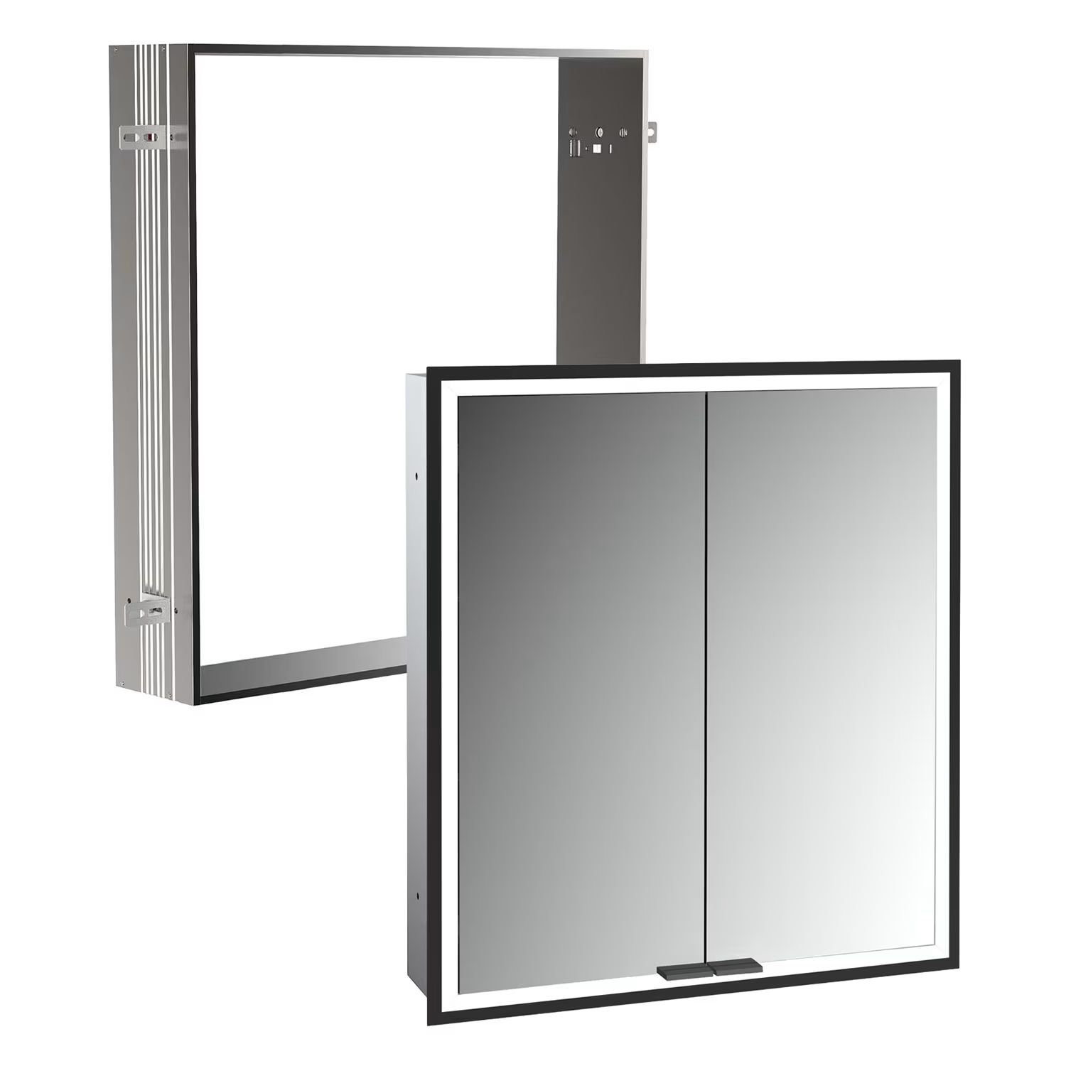 Készlet szekrény Kronenbach Cube 2.0 KB100224MB, keret rejtett tükör rögzítéséhez Kronenbach Cube 2.0 NU1000029NU