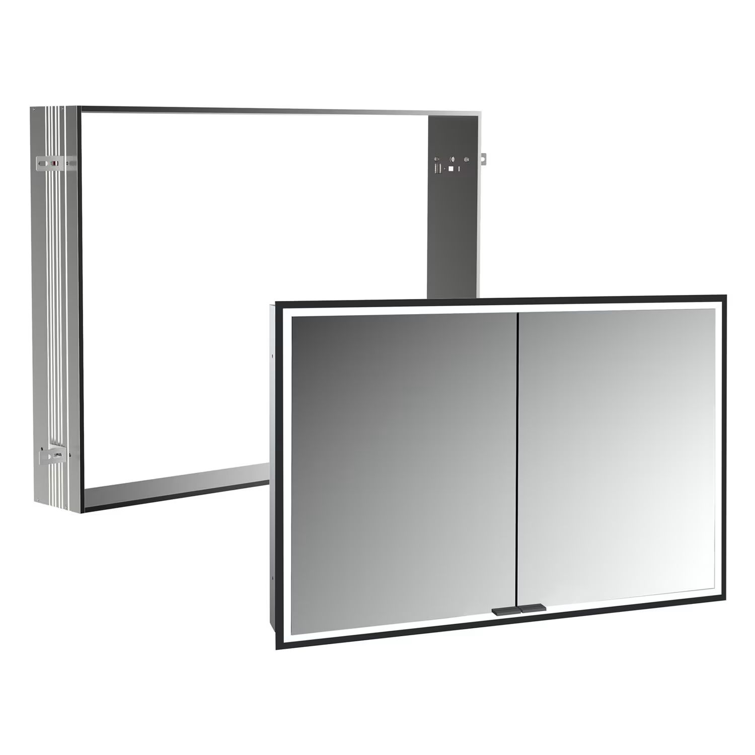 Készlet szekrény Kronenbach Cube 2.0 KB100226MB, keret rejtett tükör rögzítéséhez Kronenbach Cube 2.0 NU1000031NU