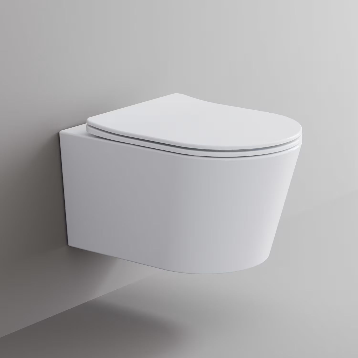 Készlet WC csésze Kronenbach Tube KB100080WG, WC ülőke Kronenbach Tube KB100081WG