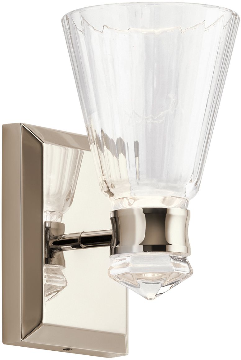 Quintiesse Kayva oldalfali lámpa 1x8 W nikkel QN-KAYVA1-PN