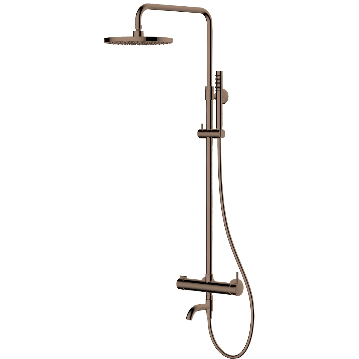 Készlet zuhany készlet Oltens Molle 36504610, kifolyócső csaptelep Oltens Numa 39106610