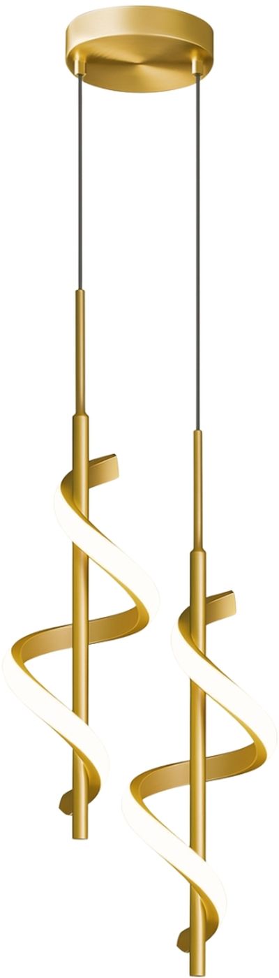 Abigali Spirali függőlámpa 2x20 W arany LWSK