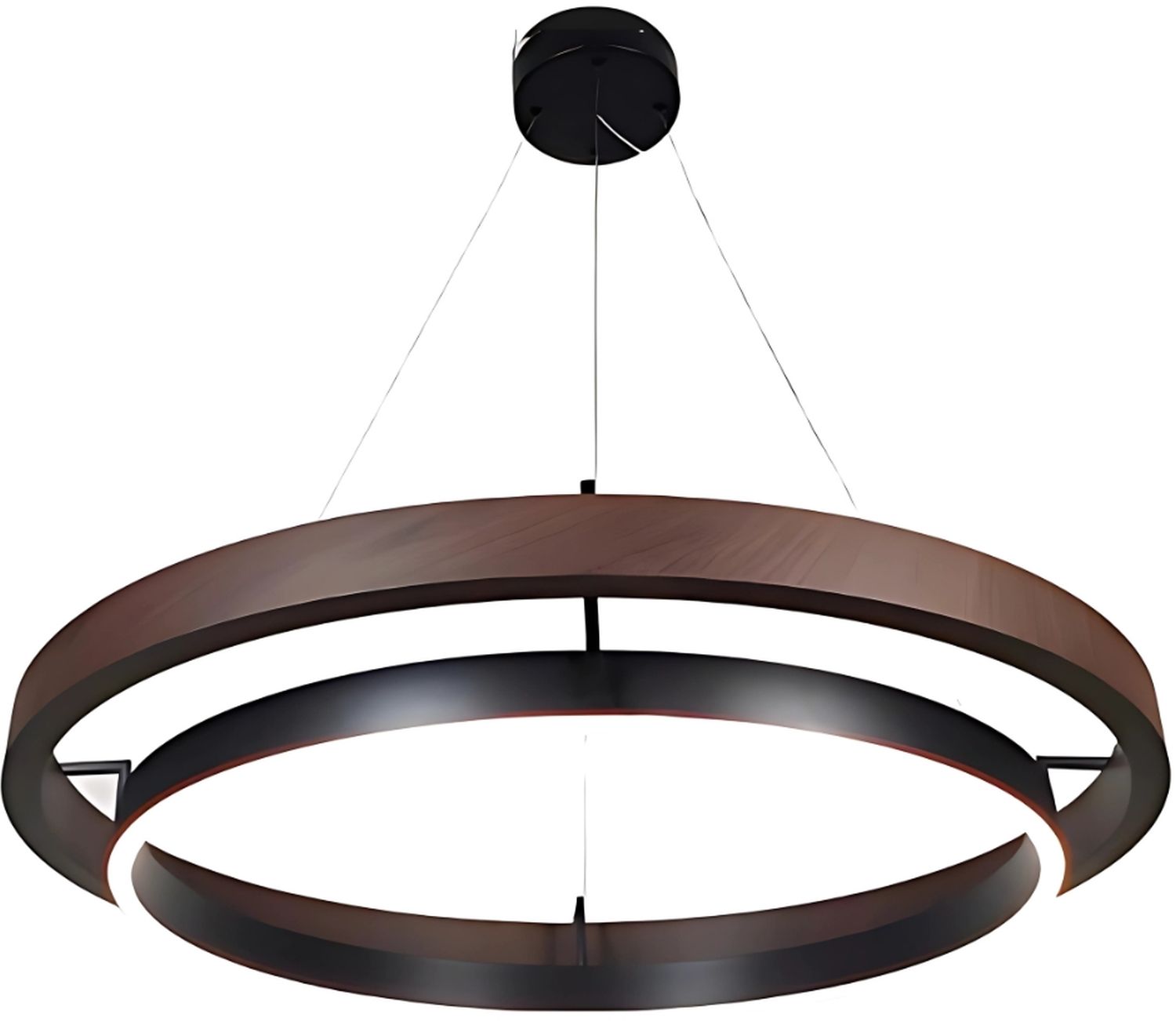 Abigali Plane függőlámpa 1x38 W fekete-barna LWR-PLA