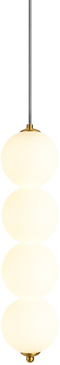 Abigali Pontti4 függőlámpa 4x12 W arany-tej LWKM4