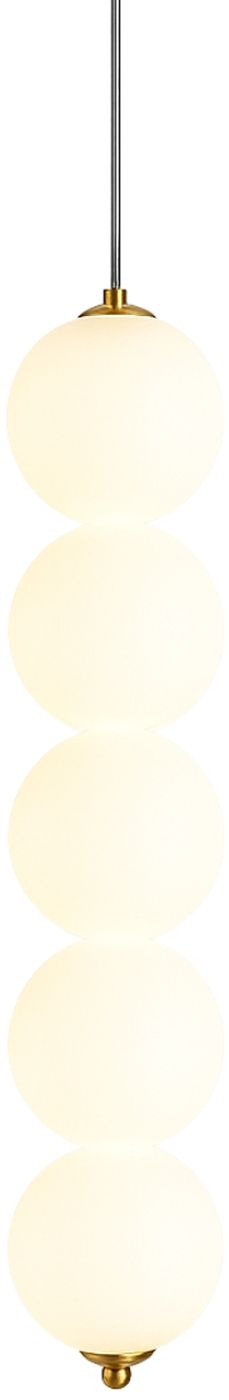 Abigali Pontti5 függőlámpa 5x15 W arany-tej LWKM5