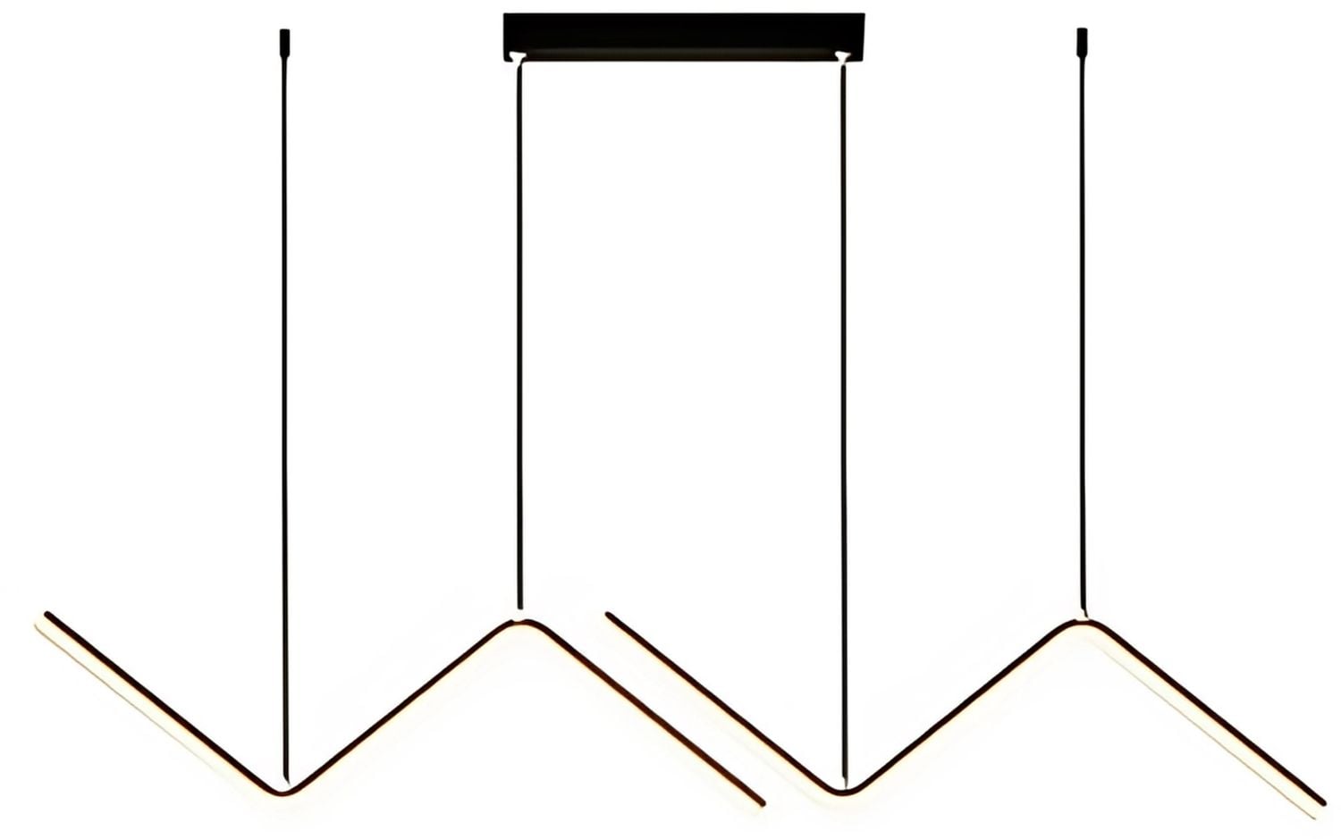 Abigali MontBlanc függőlámpa 2x26 W fekete LWMB-90CM
