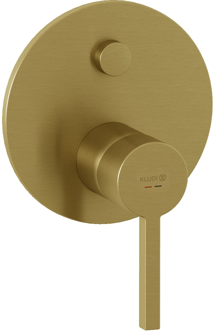 Kludi Nova Fonte Puristic kád és zuhany csaptelep süllyesztett arany 20759N015