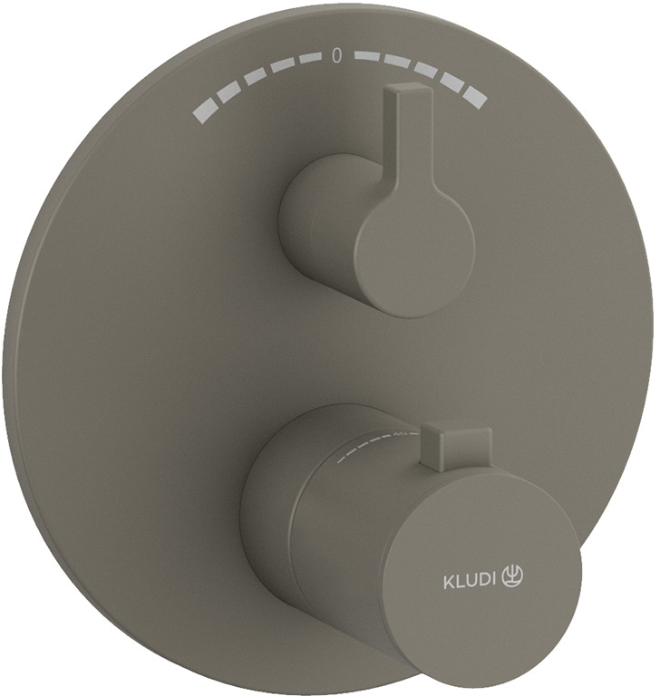 Kludi Nova Fonte Puristic kád és zuhany csaptelep süllyesztett z termosztáttal || 20810O115