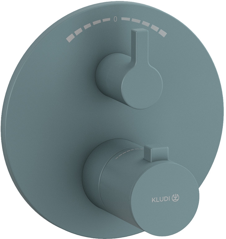 Kludi Nova Fonte Puristic kád és zuhany csaptelep süllyesztett z termosztáttal || 20810O315