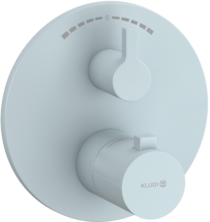 Kludi Nova Fonte Puristic kád és zuhany csaptelep süllyesztett z termosztáttal || 20810O415