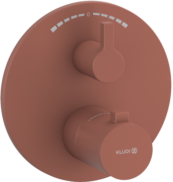 Kludi Nova Fonte Puristic kád és zuhany csaptelep süllyesztett z termosztáttal || 20810O515
